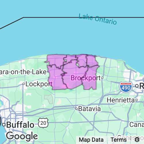 Orleans County New York real estate agent mailing area