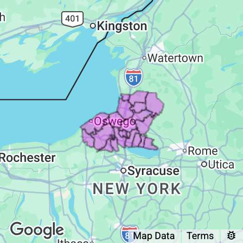 Oswego County New York real estate agent mailing area