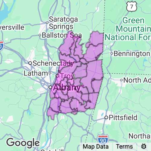 Rensselaer County New York real estate agent mailing area