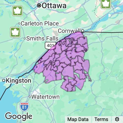 Saint Lawrence County New York real estate agent mailing area