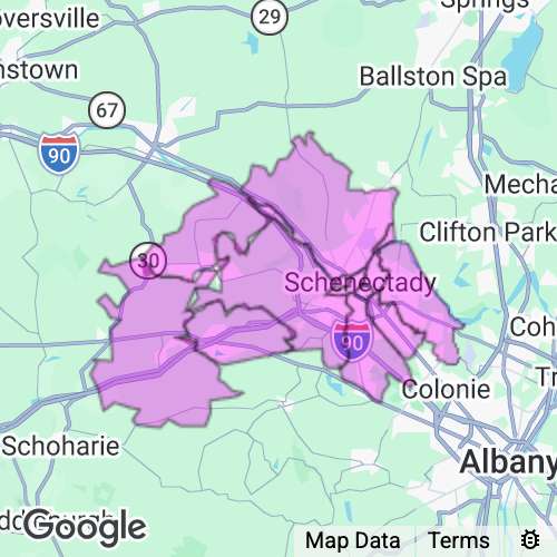 Schenectady County New York real estate agent mailing area