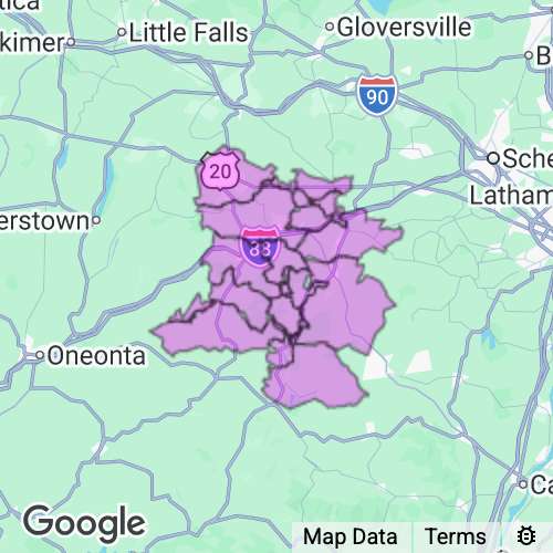 Schoharie County New York real estate agent mailing area