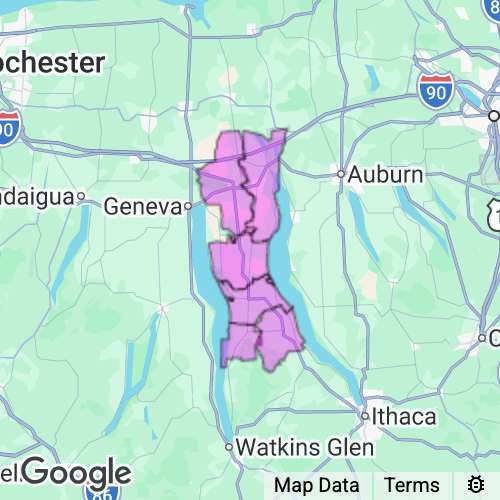 Seneca County New York real estate agent mailing area