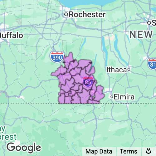 Steuben County New York real estate agent mailing area
