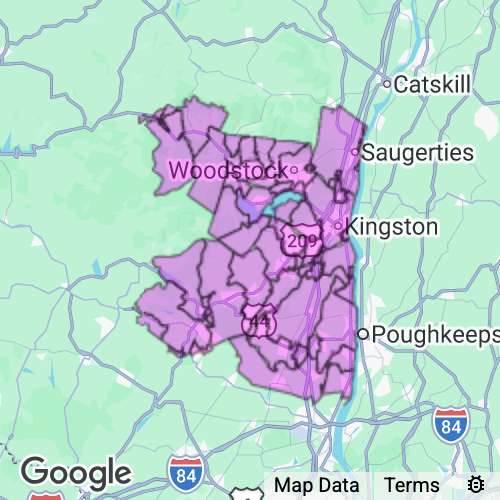 Ulster County New York real estate agent mailing area