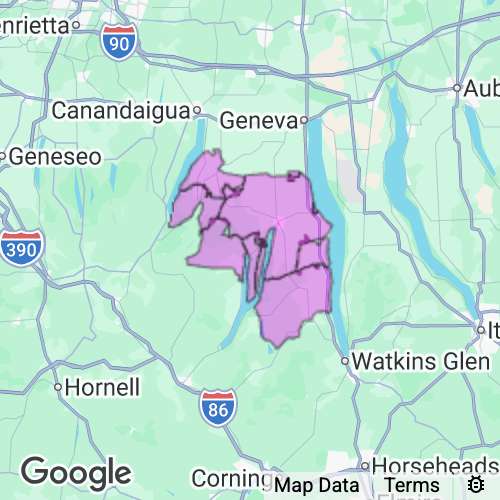 Yates County New York real estate agent mailing area
