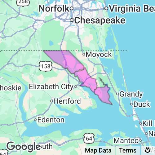 CAMDEN county map