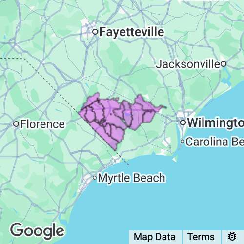 COLUMBUS county map