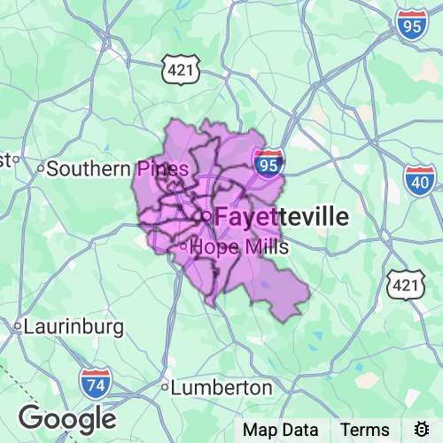 CUMBERLAND county map