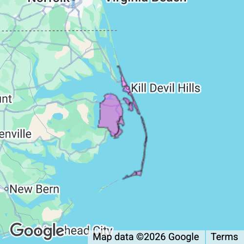 DARE county map