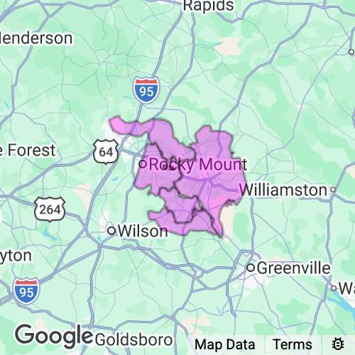 EDGECOMBE county map