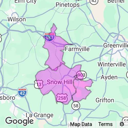 GREENE county map