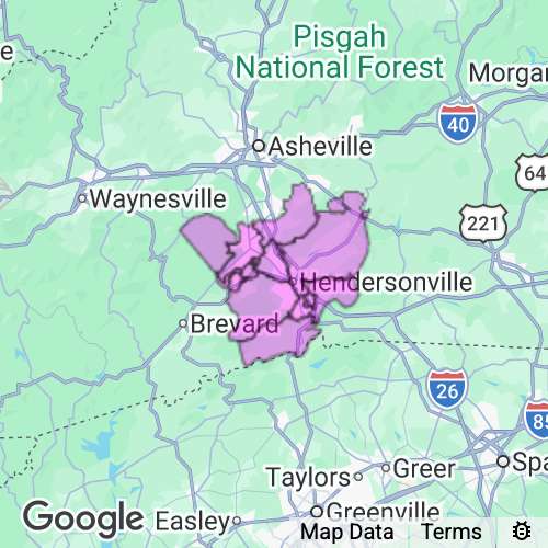 HENDERSON county map