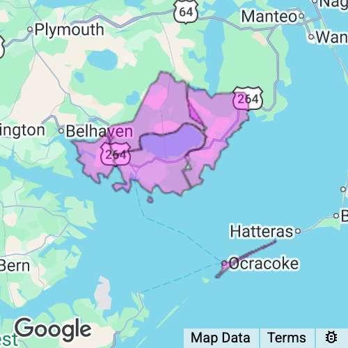 HYDE county map