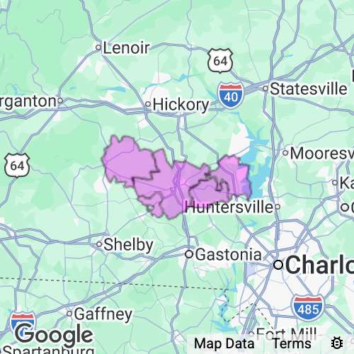LINCOLN county map