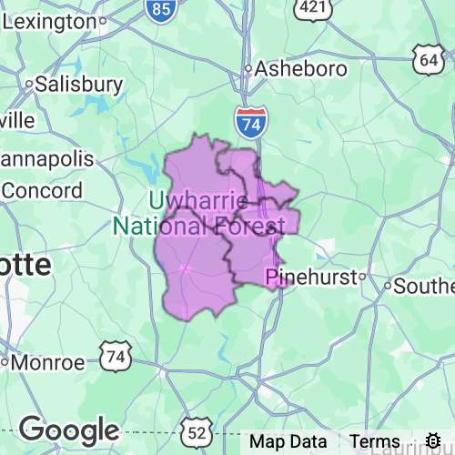 MONTGOMERY county map