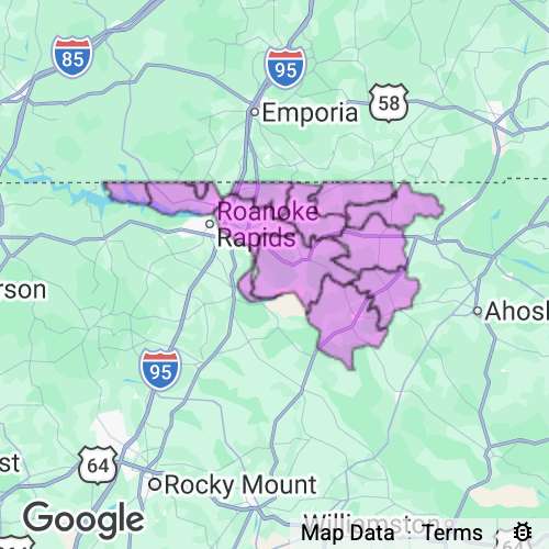 NORTHAMPTON county map