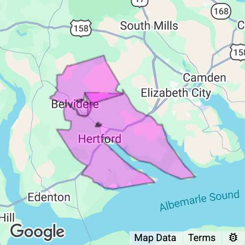 PERQUIMANS county map