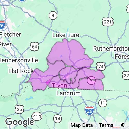 POLK county map