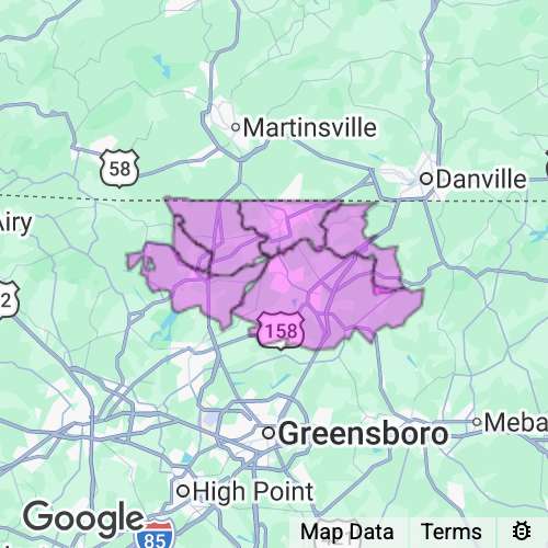 ROCKINGHAM county map