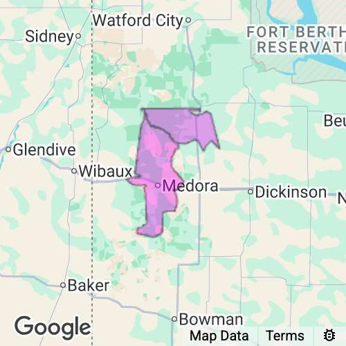 Billings County North Dakota real estate agent mailing area