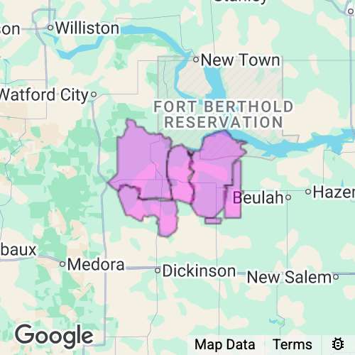 Dunn County North Dakota real estate agent mailing area