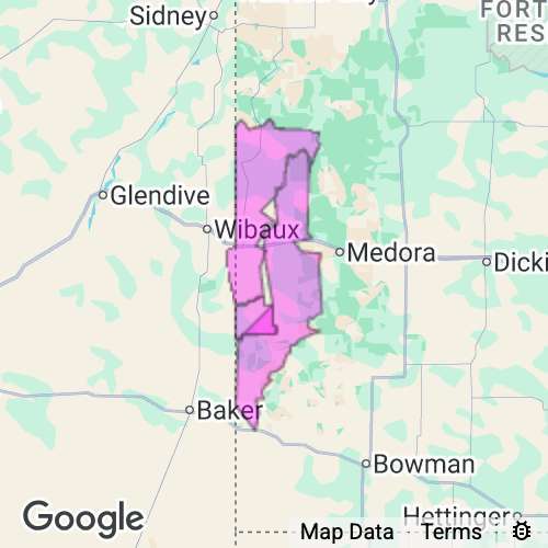 Golden Valley County North Dakota real estate agent mailing area