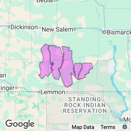 Grant County North Dakota real estate agent mailing area