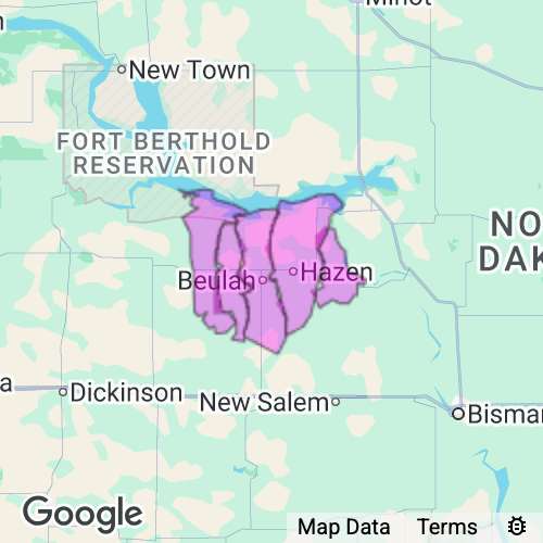 Mercer County North Dakota real estate agent mailing area