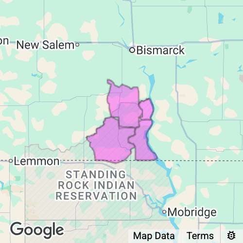 Sioux County North Dakota real estate agent mailing area