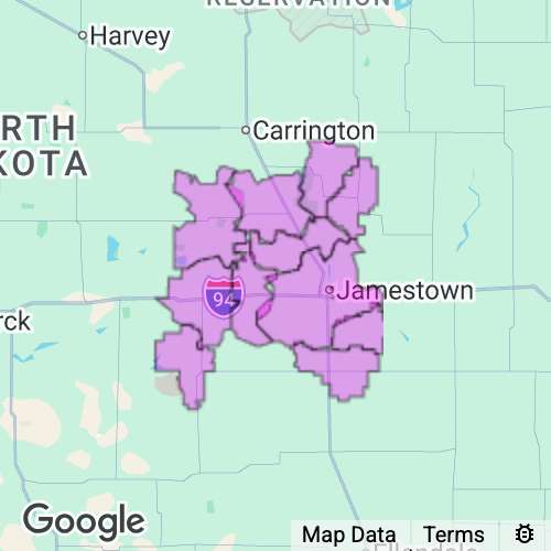 Stutsman County North Dakota real estate agent mailing area