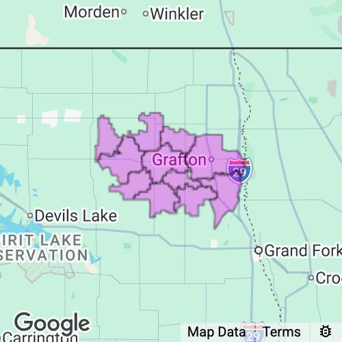 Walsh County North Dakota real estate agent mailing area