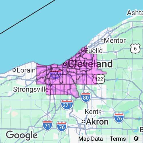 Cuyahoga County Ohio real estate agent mailing area