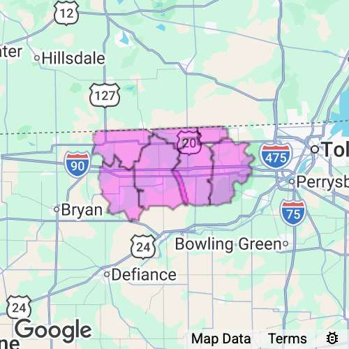 Fulton County Ohio real estate agent mailing area