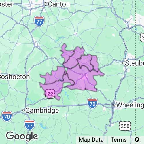 Harrison County Ohio real estate agent mailing area