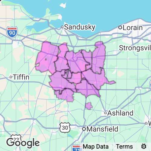 Huron County Ohio real estate agent mailing area