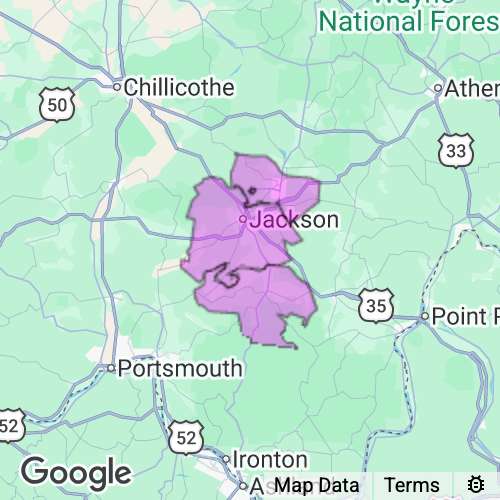 Jackson County Ohio real estate agent mailing area