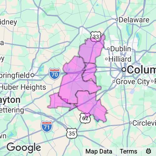 Madison County Ohio real estate agent mailing area
