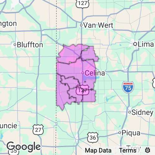 Mercer County Ohio real estate agent mailing area