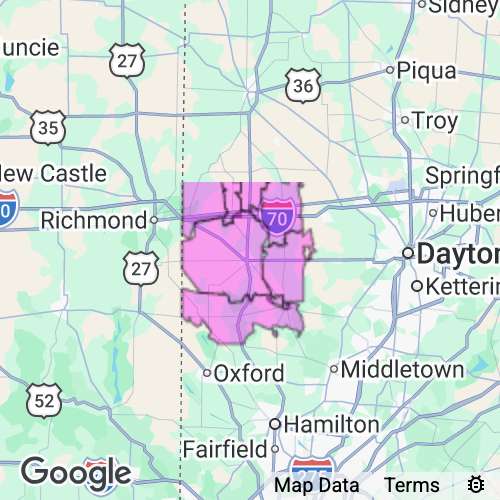 Preble County Ohio real estate agent mailing area