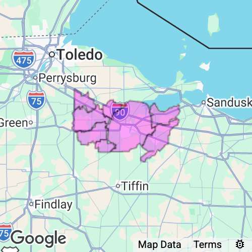 Sandusky County Ohio real estate agent mailing area