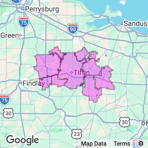 Seneca County Ohio real estate agent mailing area