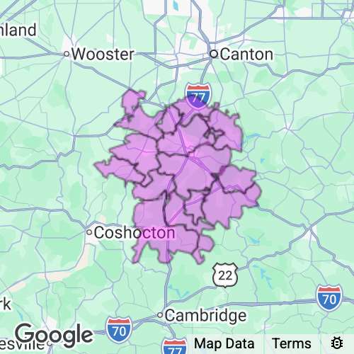 Tuscarawas County Ohio real estate agent mailing area