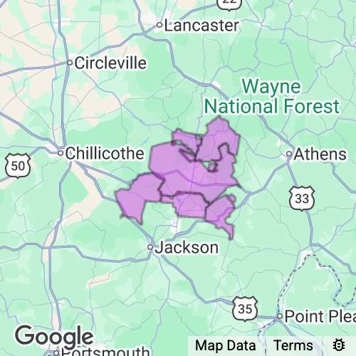 Vinton County Ohio real estate agent mailing area