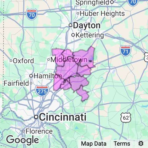 Warren County Ohio real estate agent mailing area