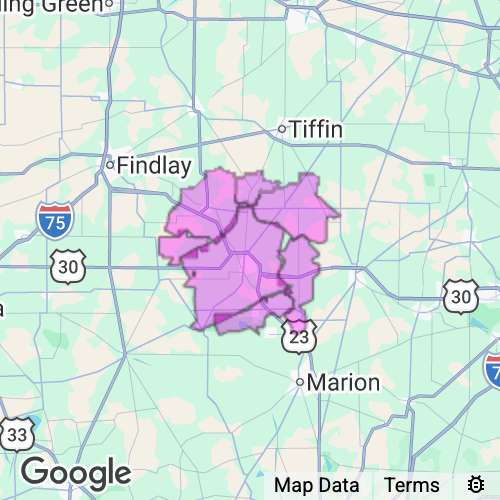 Wyandot County Ohio real estate agent mailing area