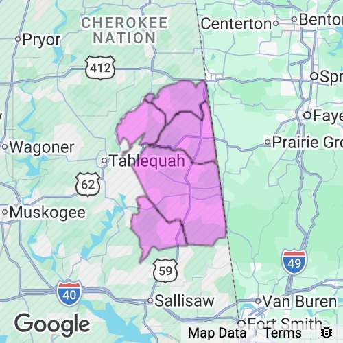 Adair County Oklahoma real estate agent mailing area
