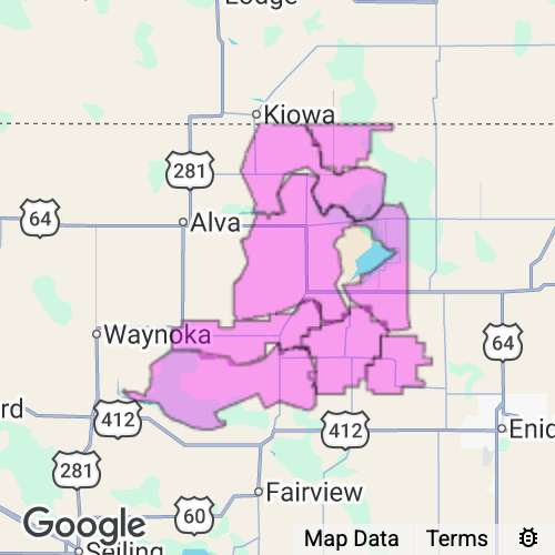 Alfalfa County Oklahoma real estate agent mailing area