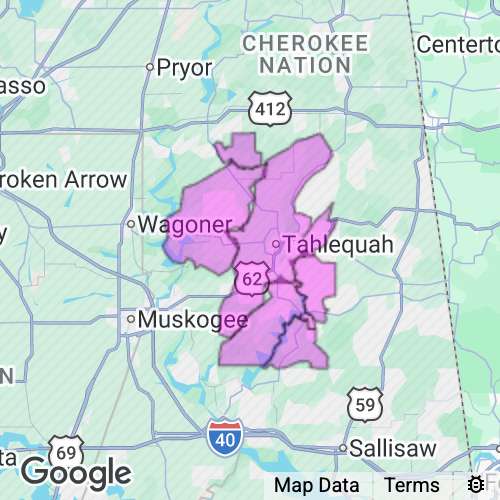 Cherokee County Oklahoma real estate agent mailing area
