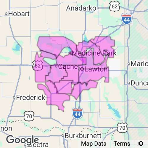 Comanche County Oklahoma real estate agent mailing area